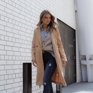 Petal and Pup Camberwell Coat in camel